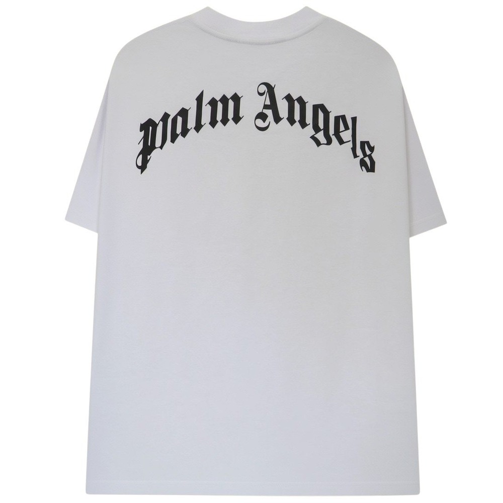 Palm Angels Teddy Bear T Shirt White Oversized L Graphic Logo NWT - Picture 2 of 6